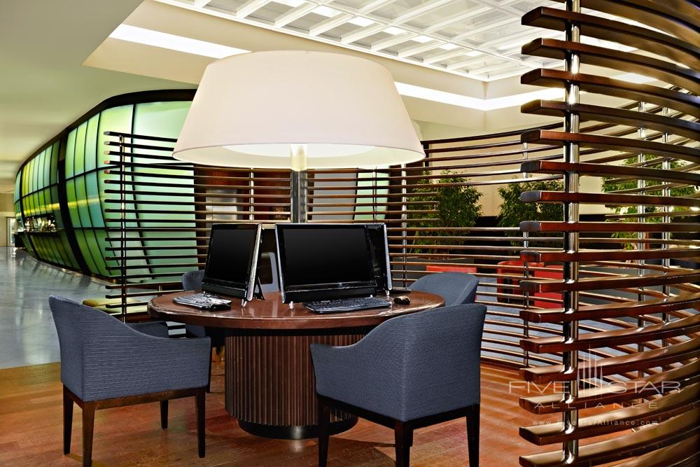 Business Center at Sheraton Hotel Charles De Gaulle Airport Roissy, France