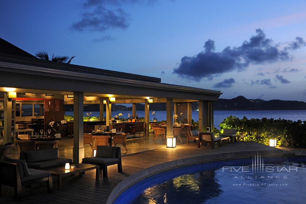 Taino by Piter dining venue at Hotel Le Christopher, Saint-Barthelemy