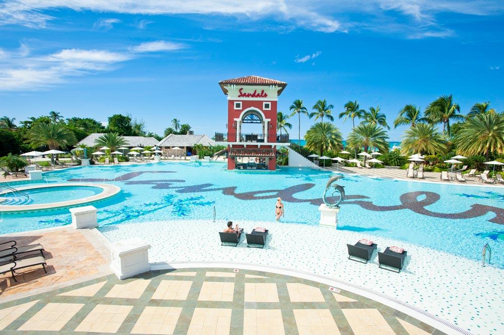 Pool at Sandals Grande Antigua