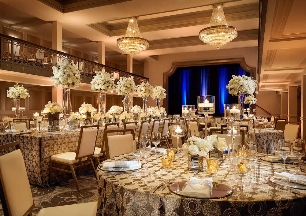 Banquet Setting At St. Anthony Riverwalk, San Antonio