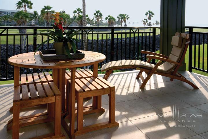 Lounge on Private Lanai at Halii Kai at Waikoloa, HI