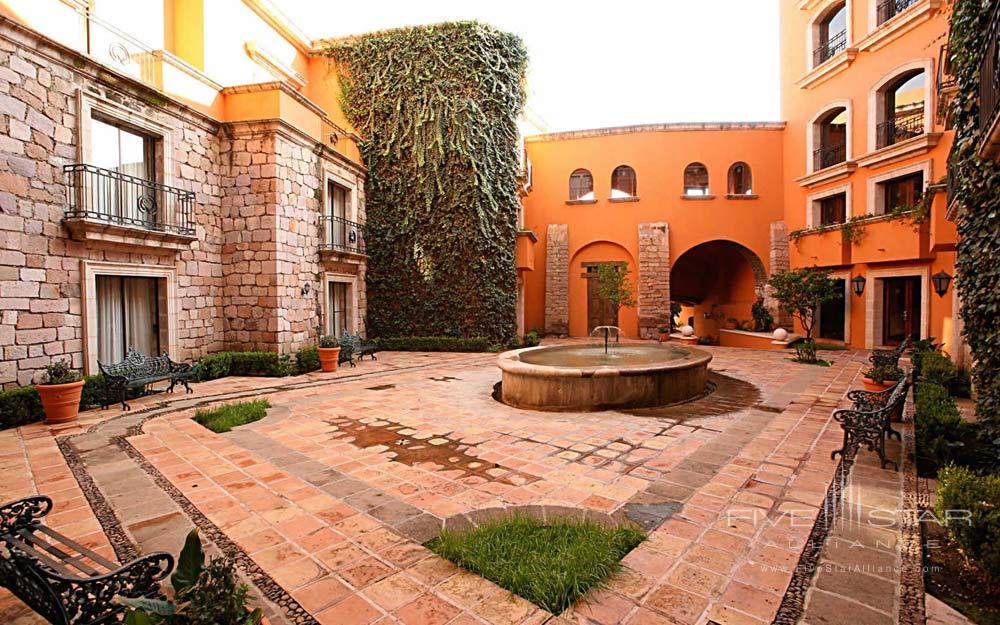 Courtyard of Hotel Quinta Real Zacatecas, Mexico