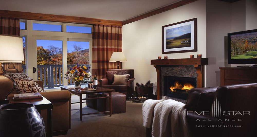 The Lodge at Spruce Peak Suite Living Area