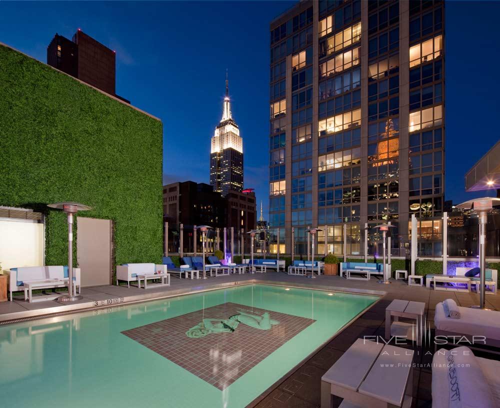 Pool and Exterior of Gansevoort Park Avenue