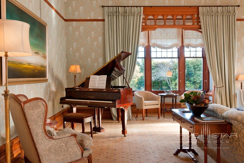 Drawing Room at Otahuna Lodge, New Zealand