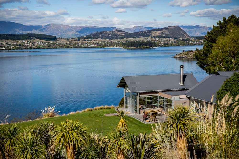 View from Spa Over Whare Kear Lodge