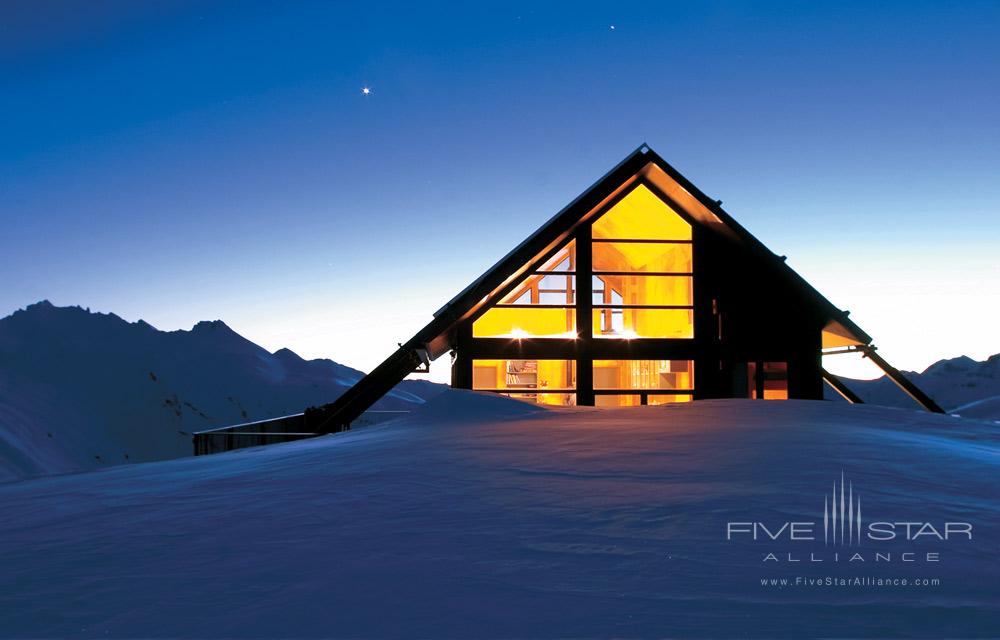 Chalet by Dusk at Whare Kea