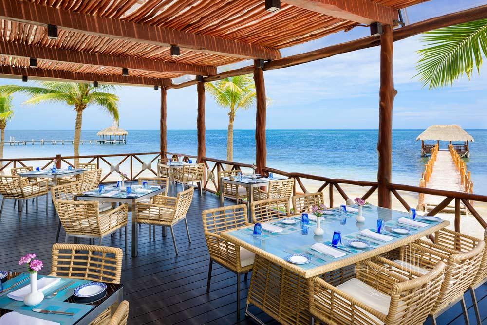 Dine by the beach at Azul Beach Resort Riviera May, a