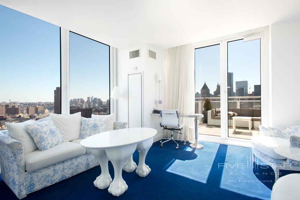 Suite Living Room at NoMo SoHo, New York