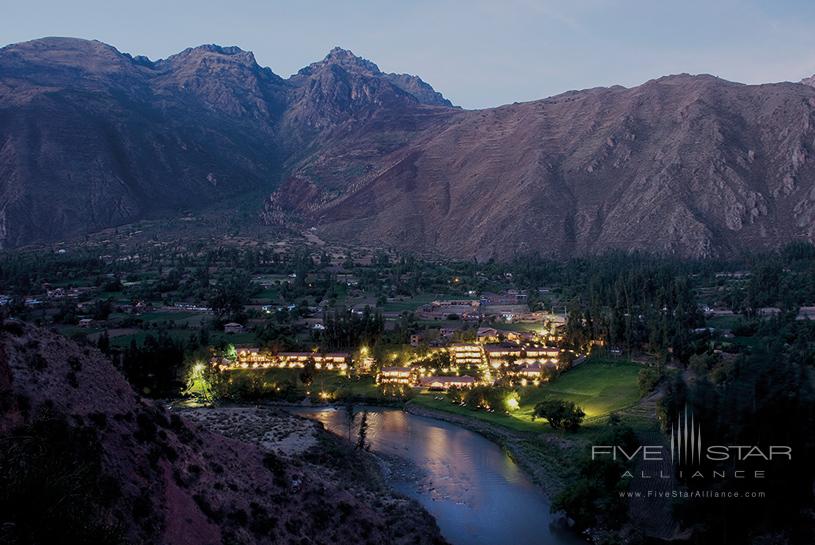 Hotel Rio Sagrado Exterior View at Night