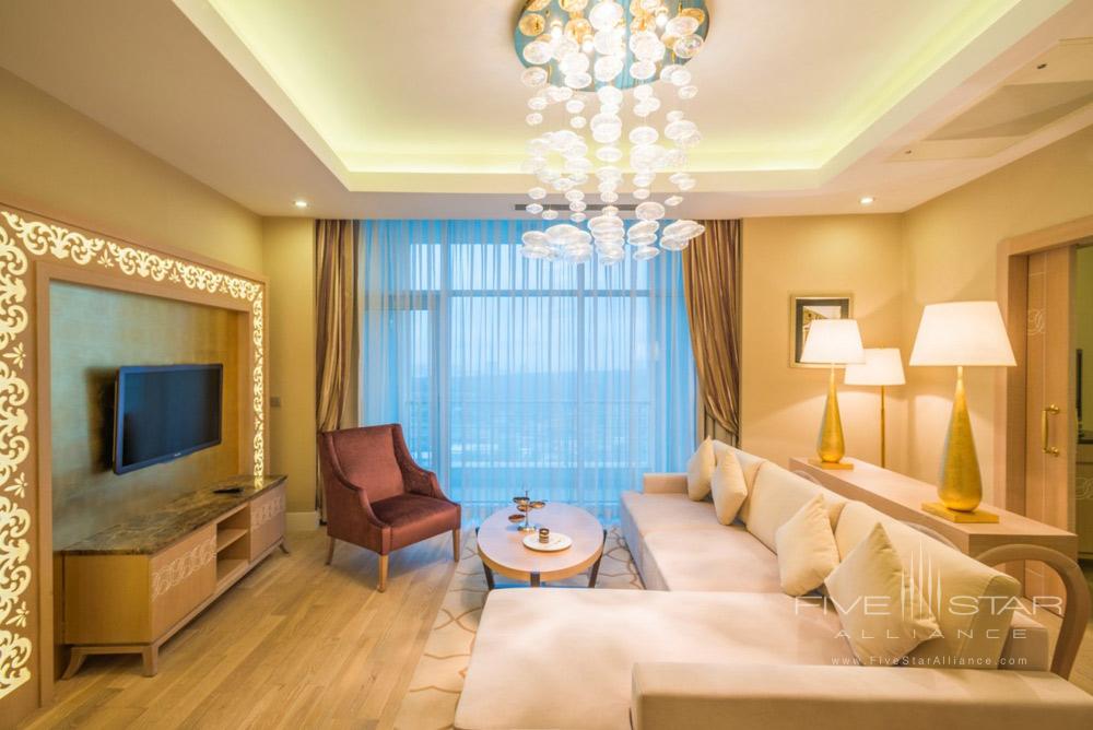 Royal Presidential Suite Living Room at Kempinski Hotel Badamdar Baku, Azerbaijan