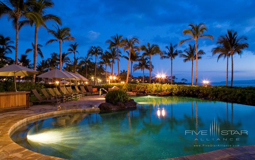 Wailea Beach Villas Pool at Night