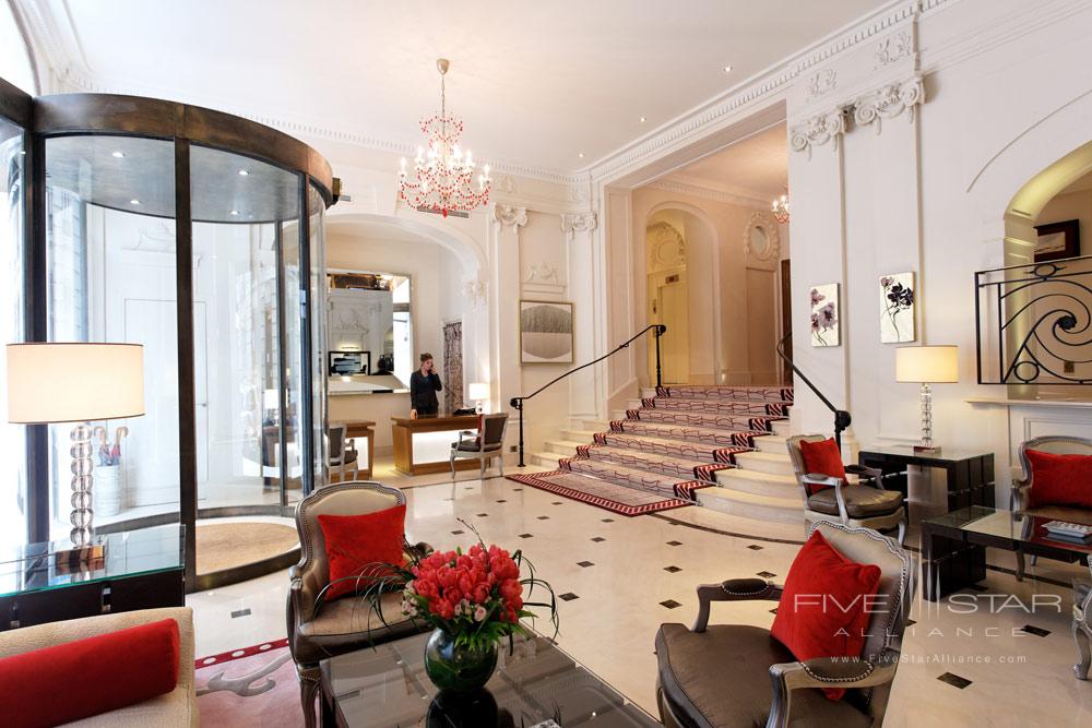 Lobby at Villa and Hotel Majestic Paris, France