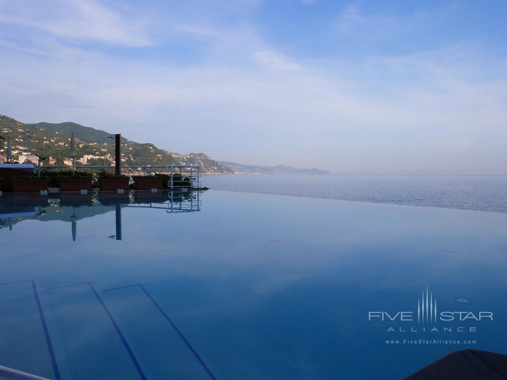 Second Hotel Infinity Pool at Excelsior Palace Hotel Rapallo, Italy