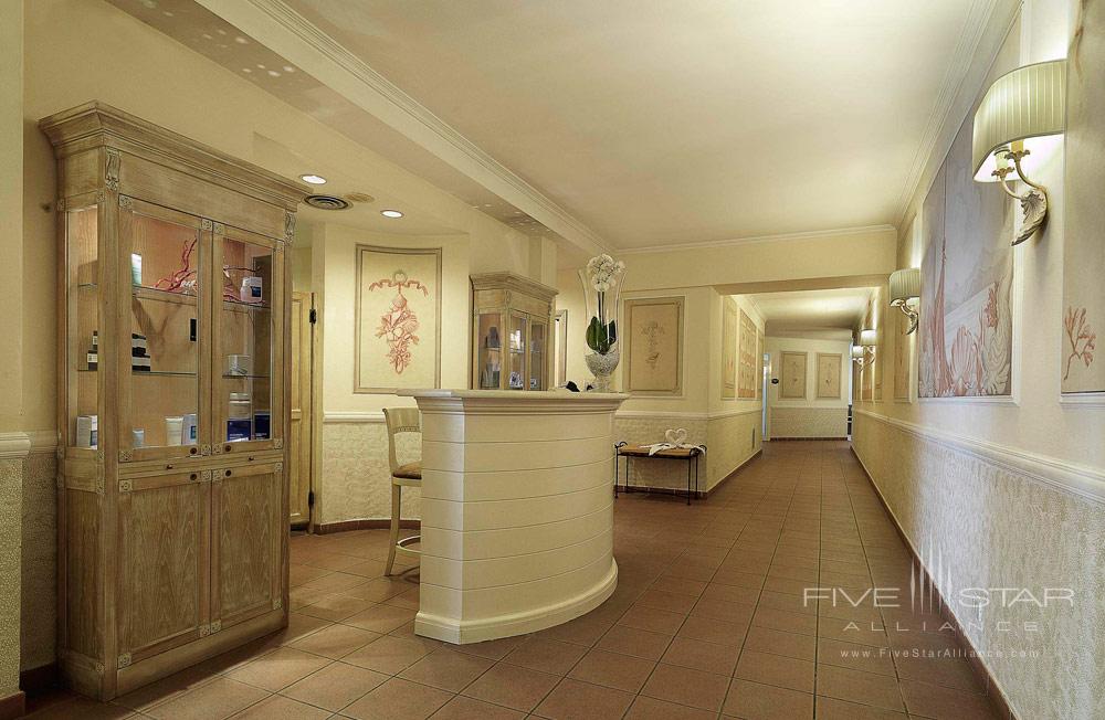 Beauty Farm Reception Area at Excelsior Palace Hotel Rapallo, Italy