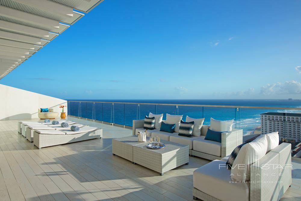 Presidential Suite terrace at Secrets The Vine Cancun, Mexico