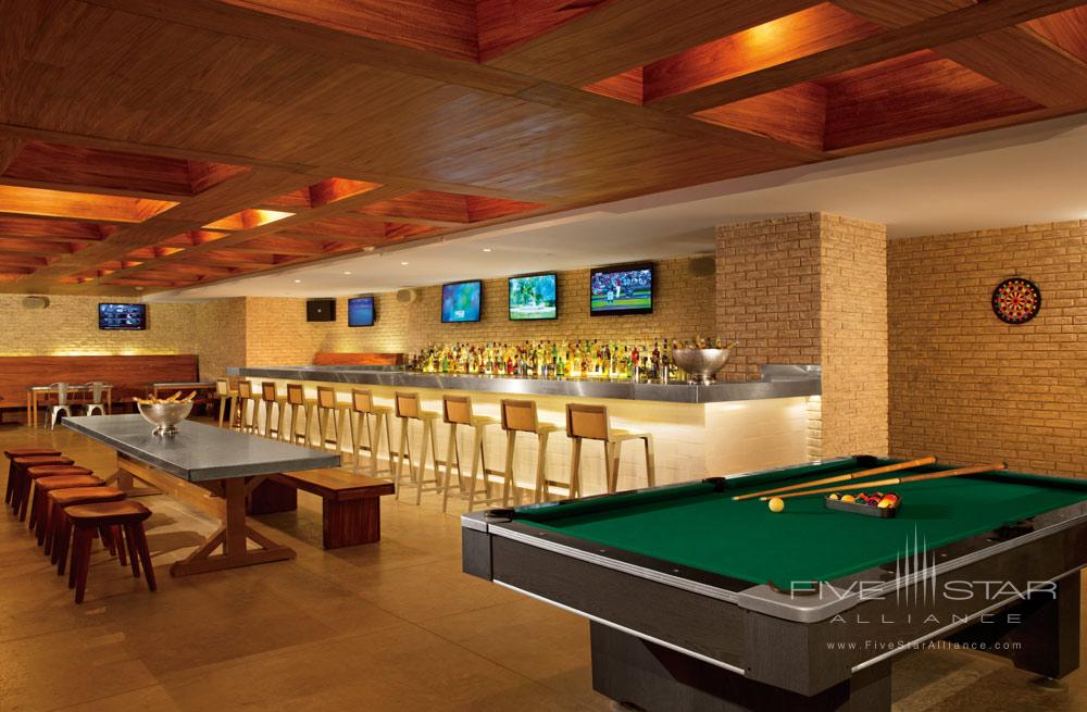 Half time sports bar at Secrets The Vine Cancun, Mexico