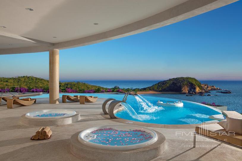 Pool and Hot Tub at Secrets Huatulco Resort and Spa