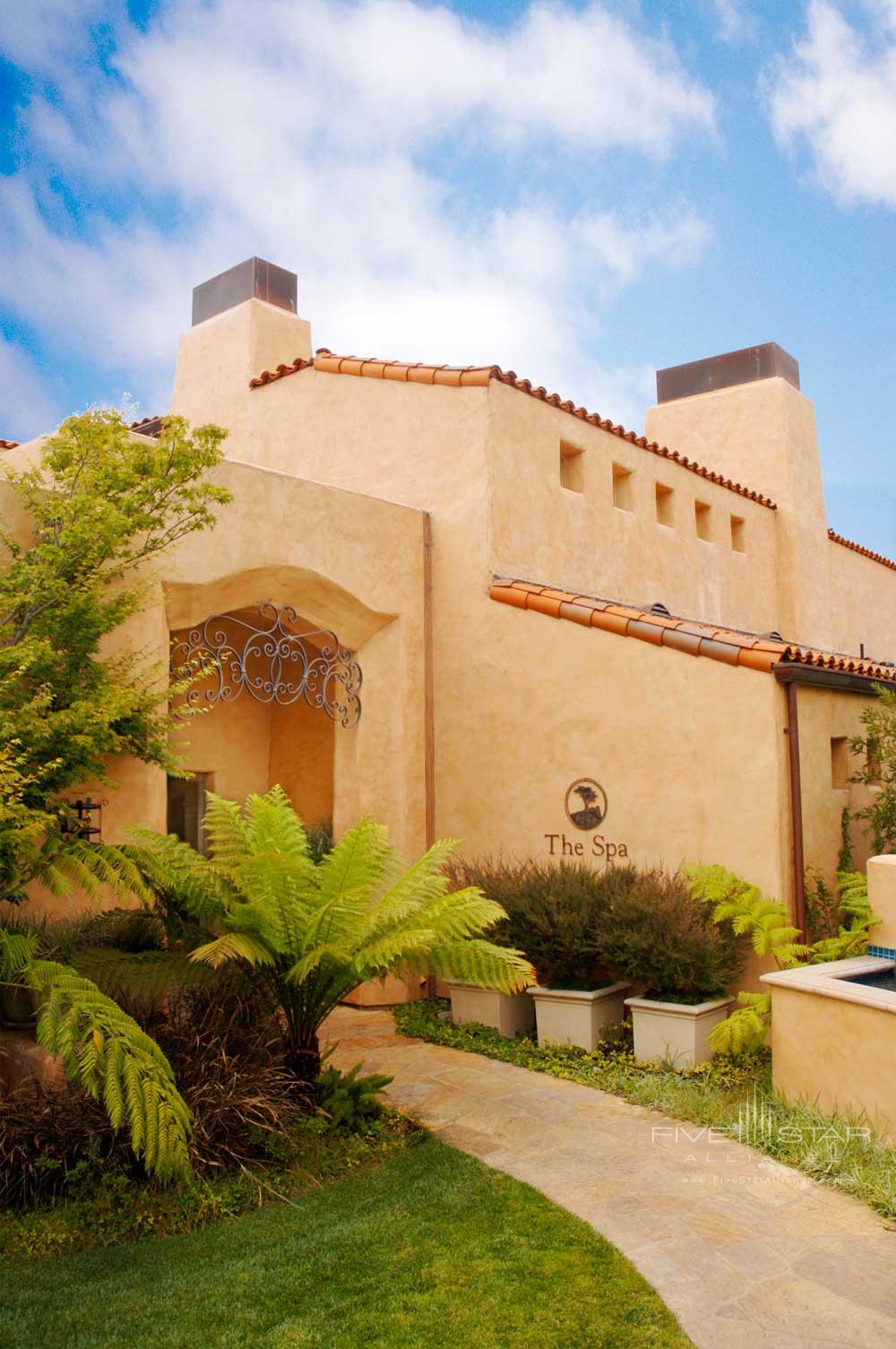 Spa exterior at Casa Palmero Pebble Beach, CA