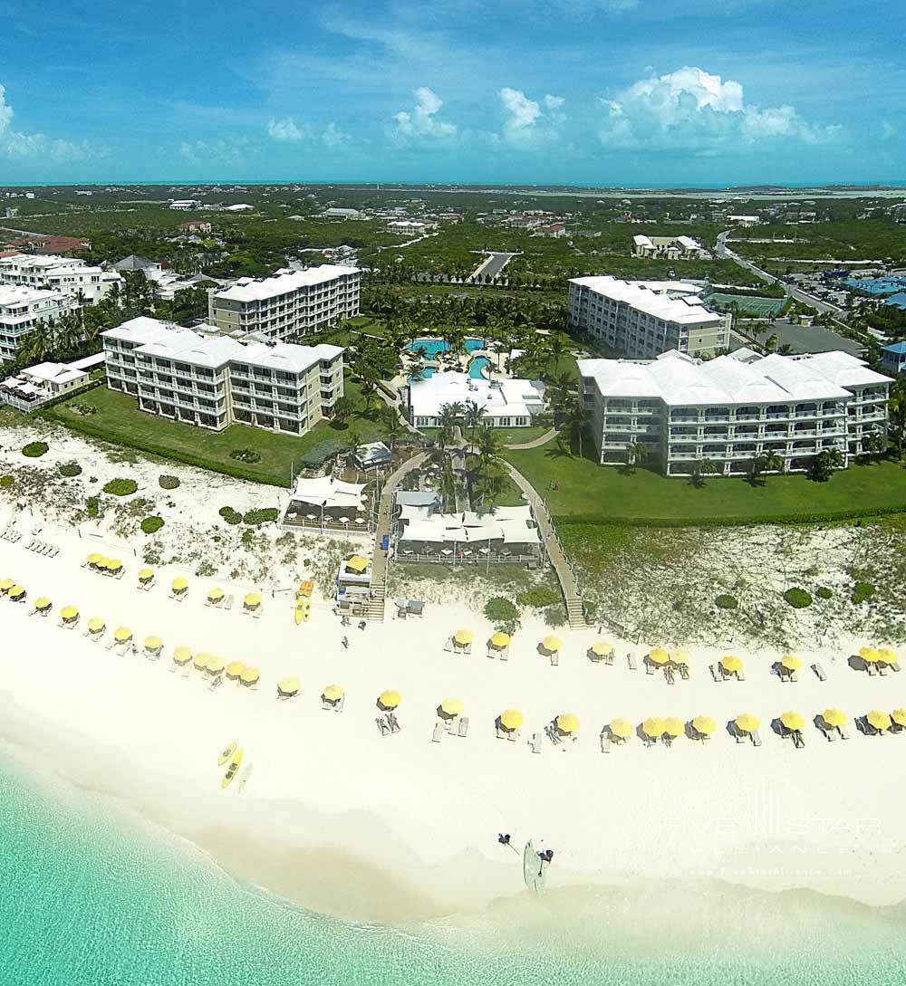 Aerial View of The Alexandra Resort Turks and Caicos