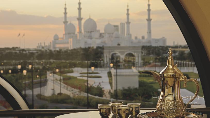 Ritz Carlton Dhabi showing a view of an iconic landmark