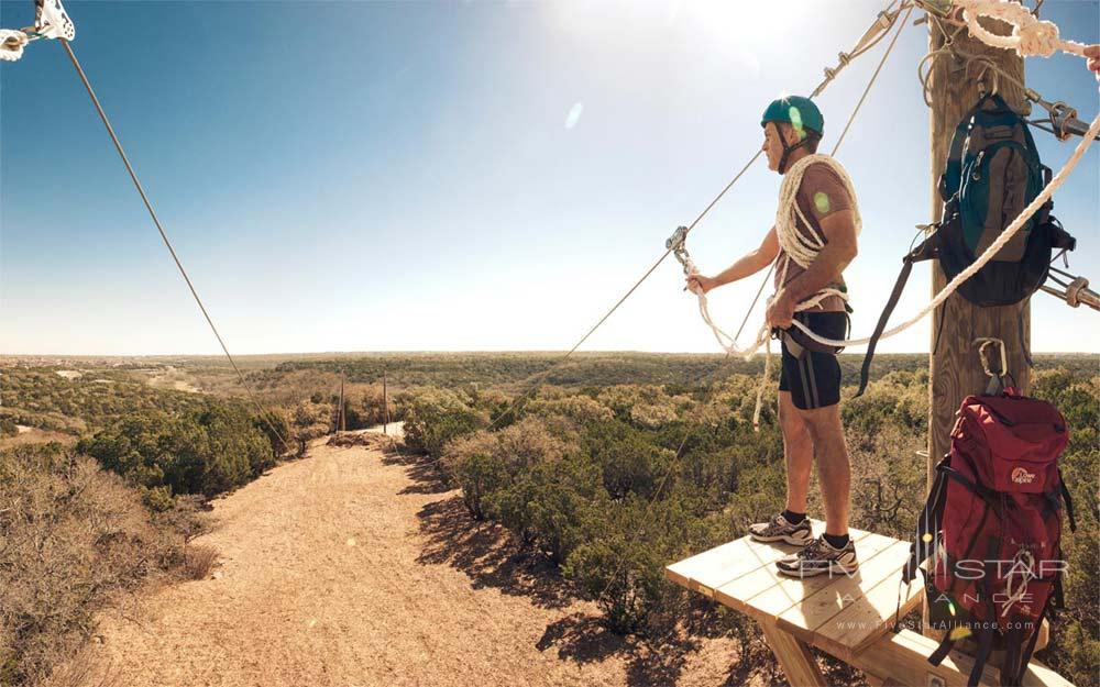 Zip Line Experience at Travaasa Austin