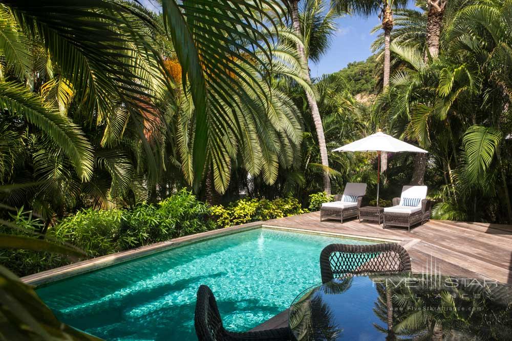 Tropical Suite Pool at Cheval Blanc Saint-Barth, French West Indies