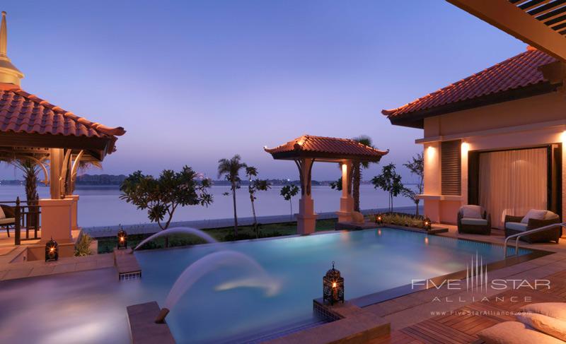 Anantara Dubai-Two Bed Beach Villa Pool By Night