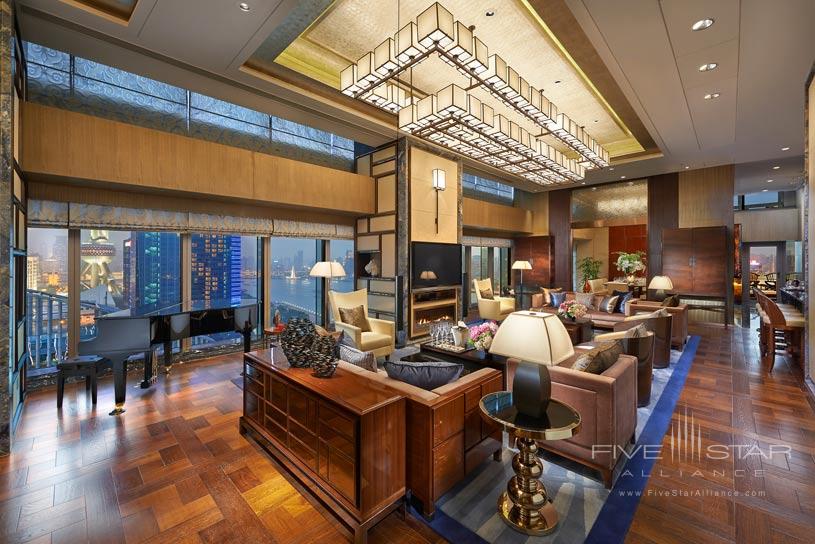 Presidential Suite Living Room at The Shanghai Pudong