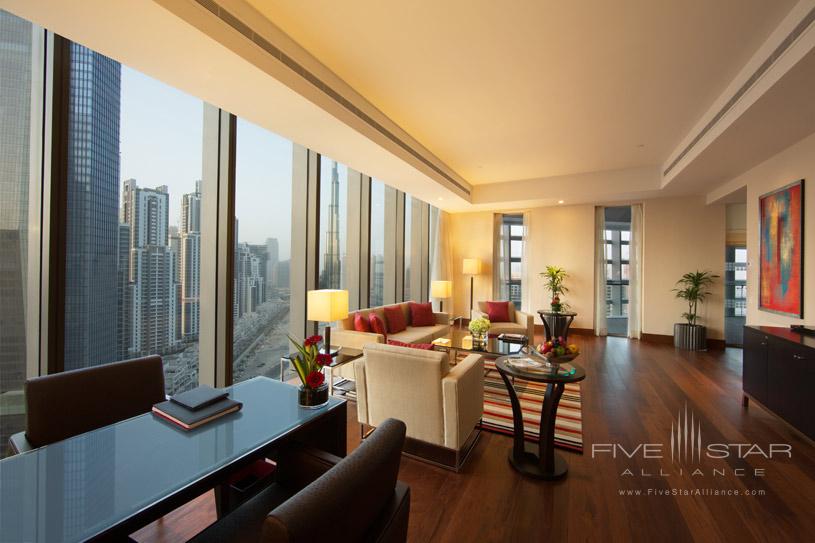 Living Area at The Oberoi Dubai Hotel