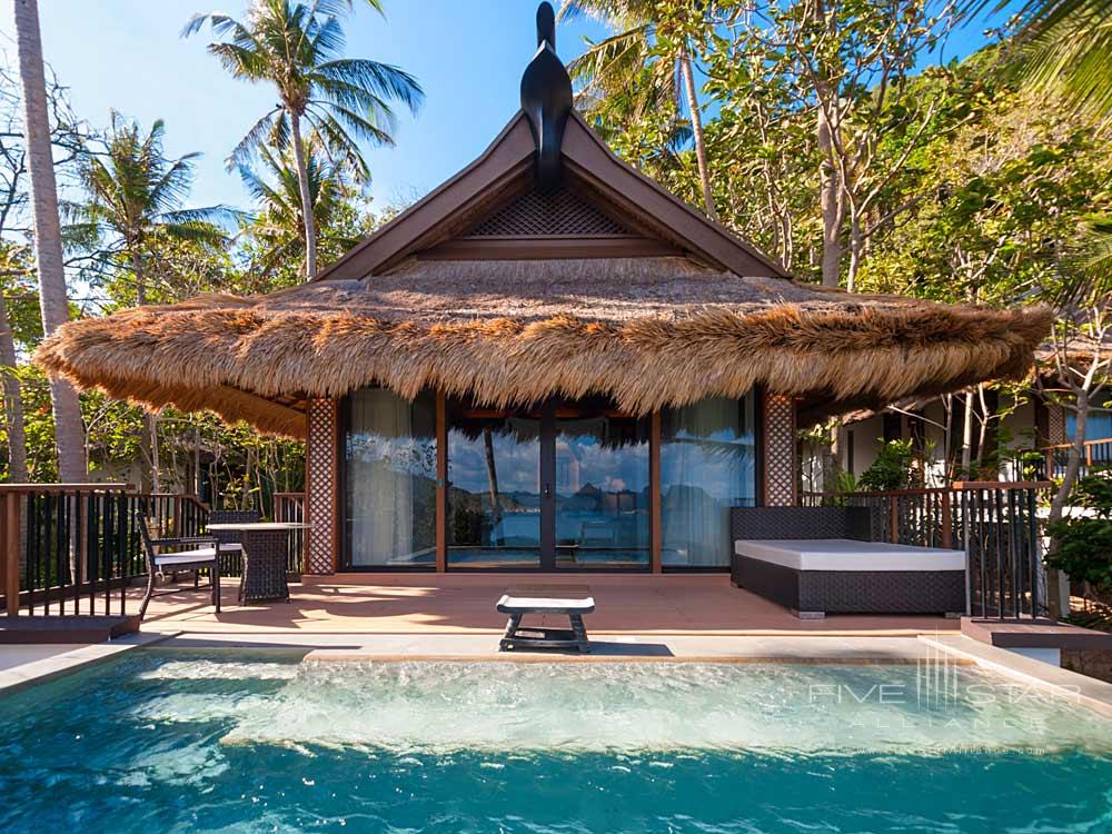 Exterior of a Pool Villa at Pangulasian Island Resort