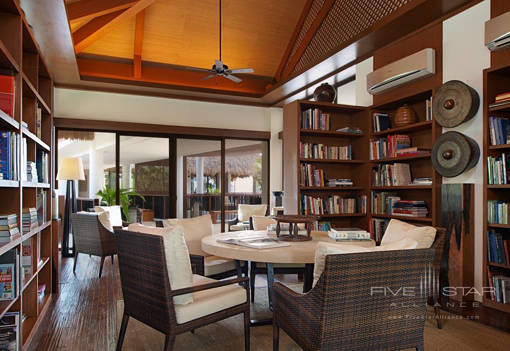 Library at Pangulasian Island Resort