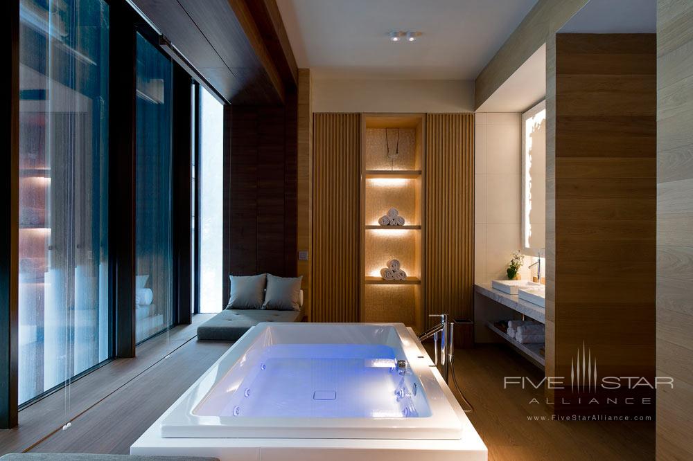 The Spa Kaldwei Crono Pool at Chedi Andermatt