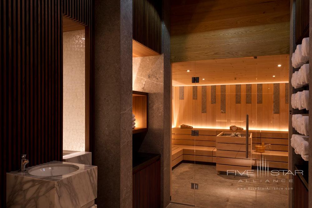 Sauna at Chedi Andermatt