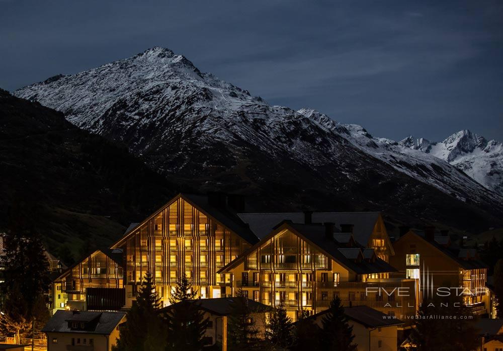 Exterior of Chedi Andermatt