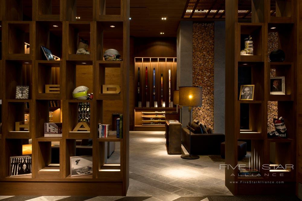 Ski Living room at Chedi Andermatt