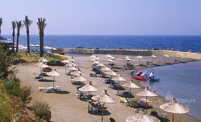 Beach at The Minos Imperial Hotel
