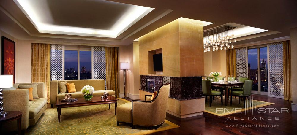 Suite Living Room at Ritz Carlton Bangalore