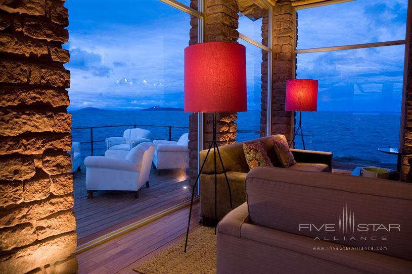 Living Area at The Titilaka Hotel In Peru