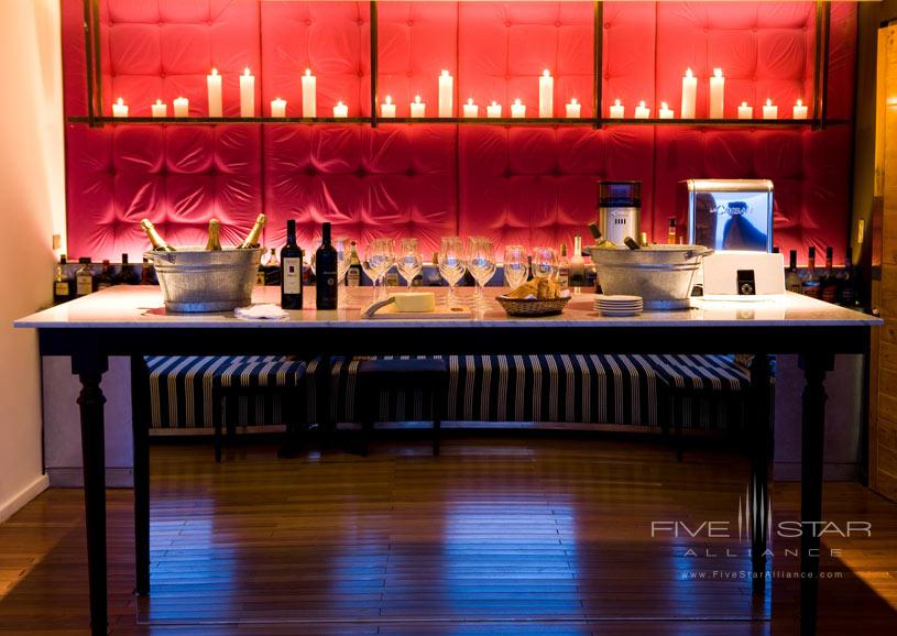 Bar Area at The Titilaka Hotel In Peru