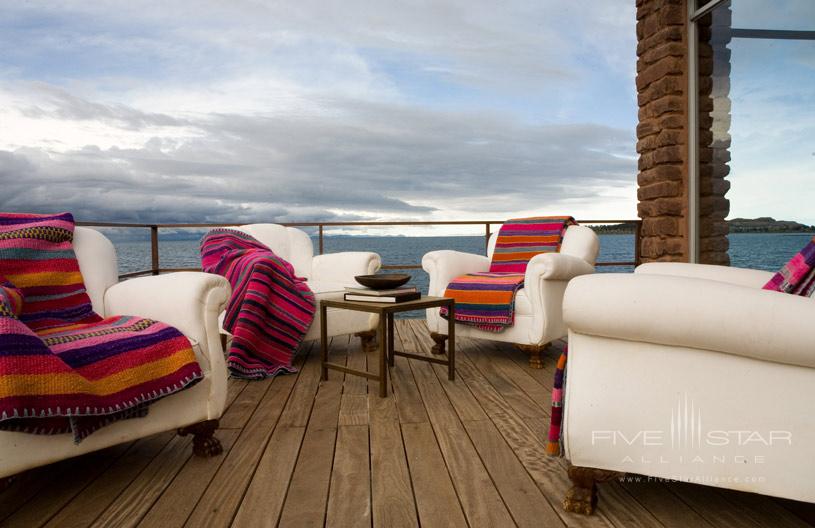 Balcony Room View at The Titilaka Hotel in Peru