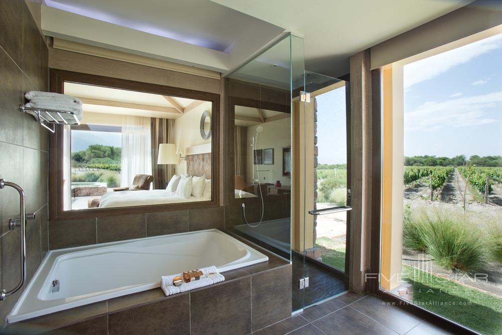 Villa Master Suite Bath at Grace Cafayate