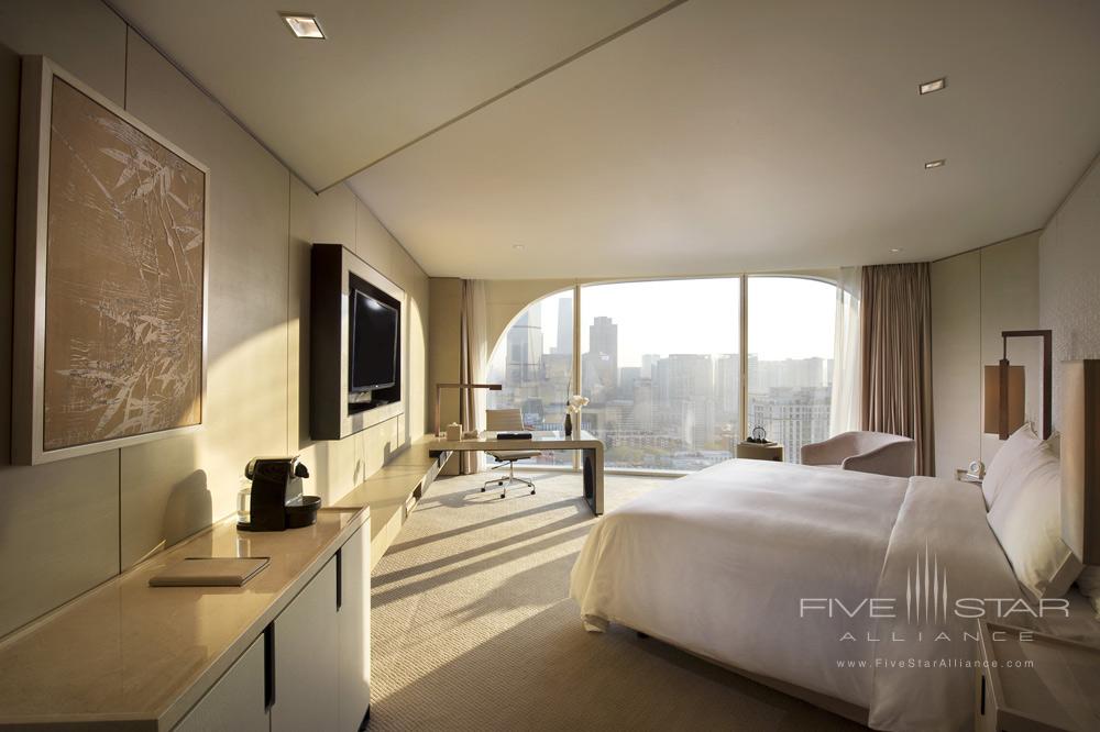 Private corner room with great city views at Conrad Beijing, China