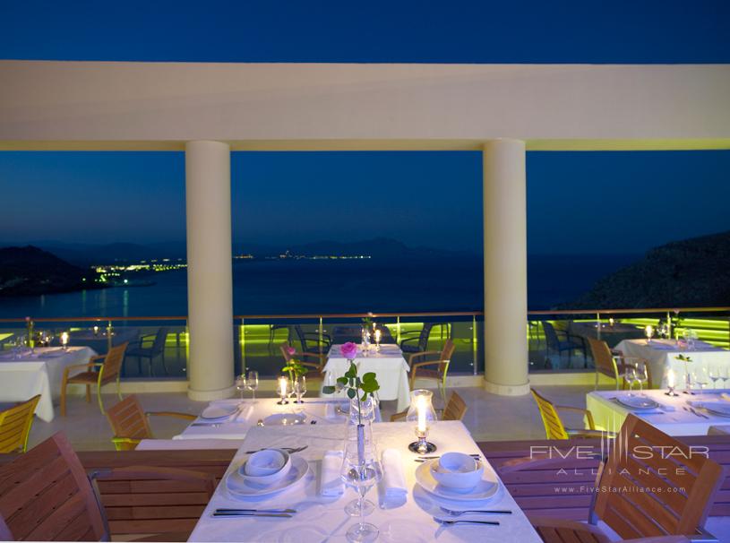 Five Senses Restaurant at The Lindos Blu Hotel