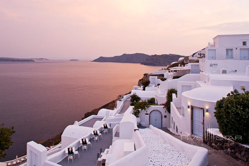 Exterior of The Canaves Oia Hotel