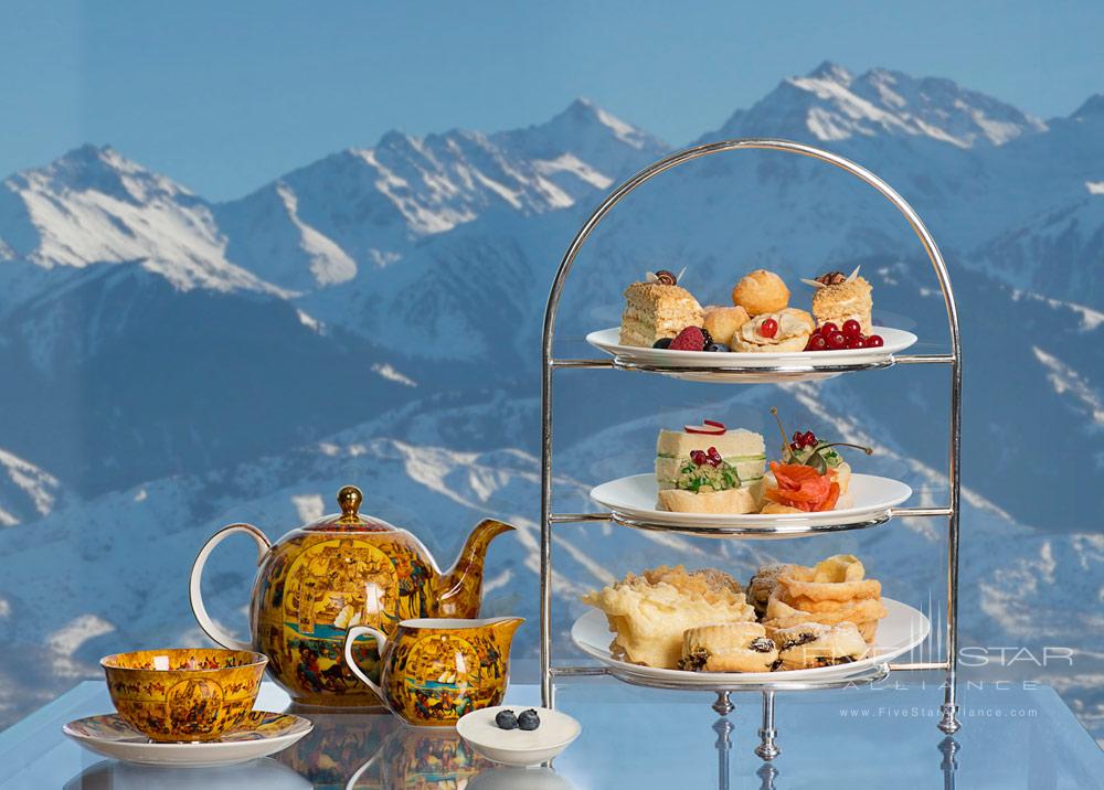 Tea Time with a View at Ritz Carlton Almaty