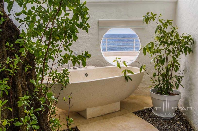 Deluxe Villa Outdoor Tub at Trident Port Antonio, Jamaica