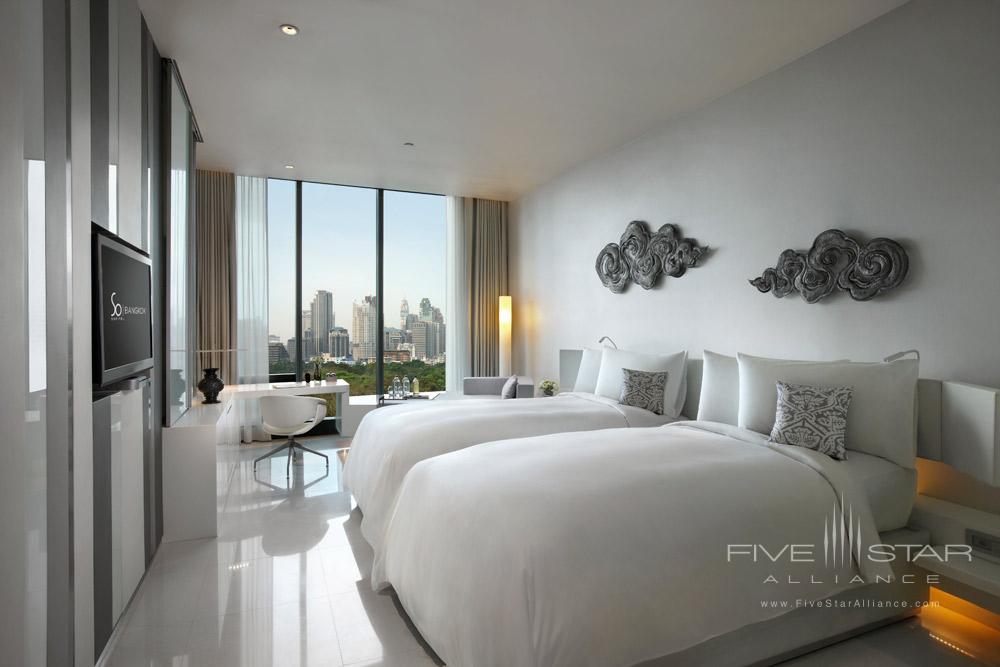 Metal Element Double Guest Room at The Sofitel So Bangkok Hotel