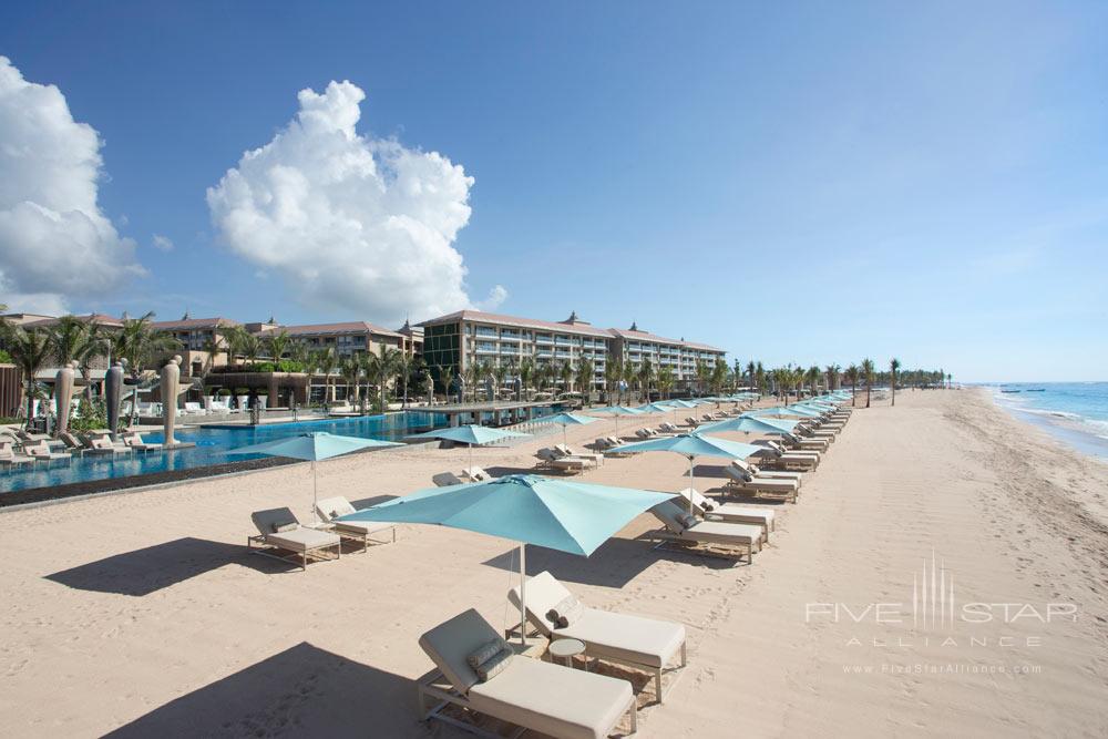 Beach Front Building View at Mulia Bali