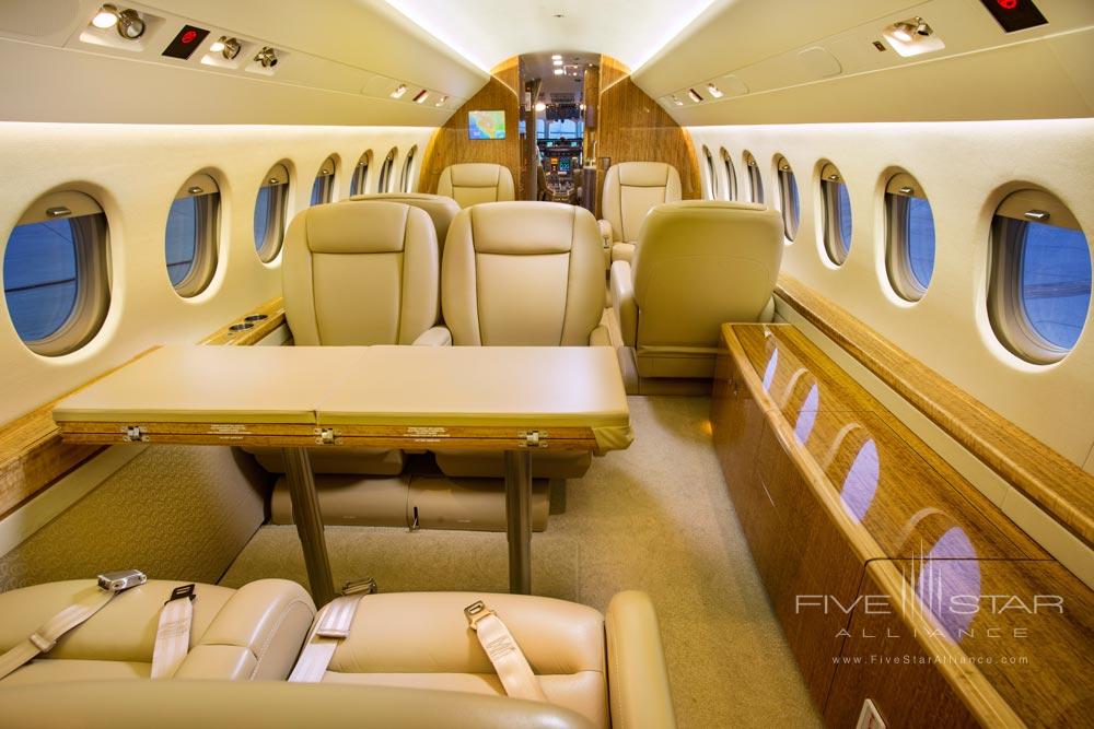 Interior of Private Plane at Gateway Canyons Resort and Spa